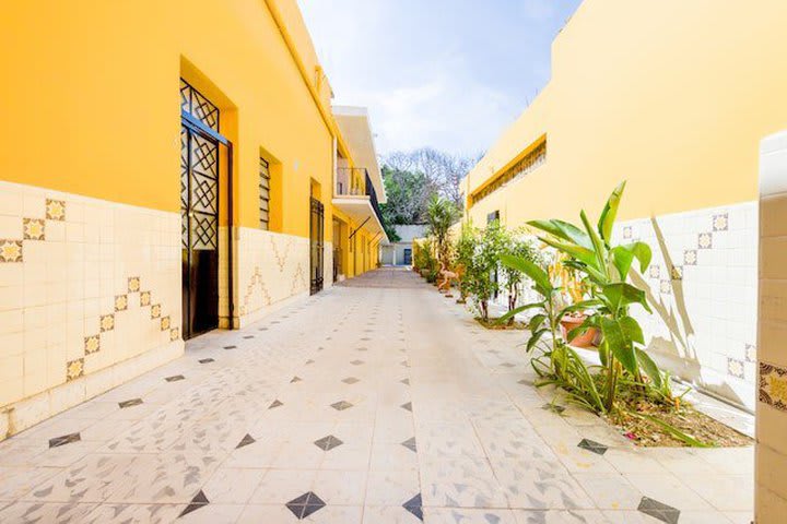 Interior courtyard