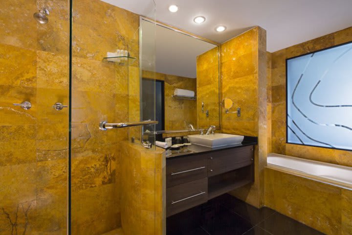 Private bathroom of a suite