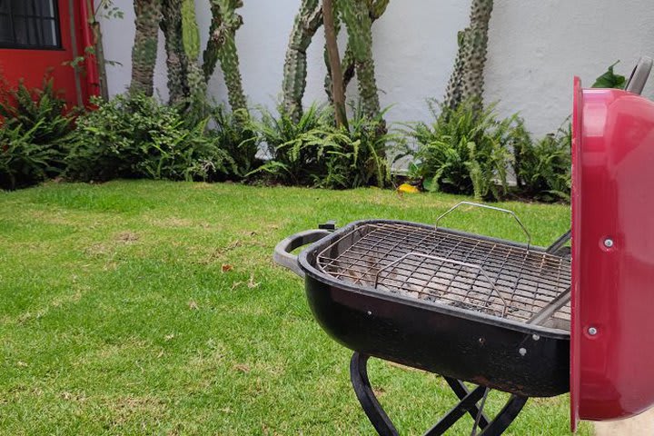 Barbecue in the courtyard