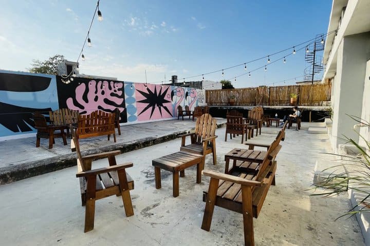 Sitting area on the terrace