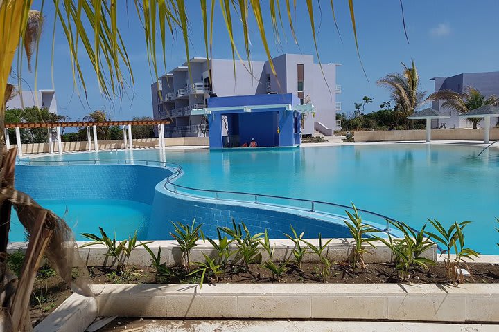 The resort features two pools