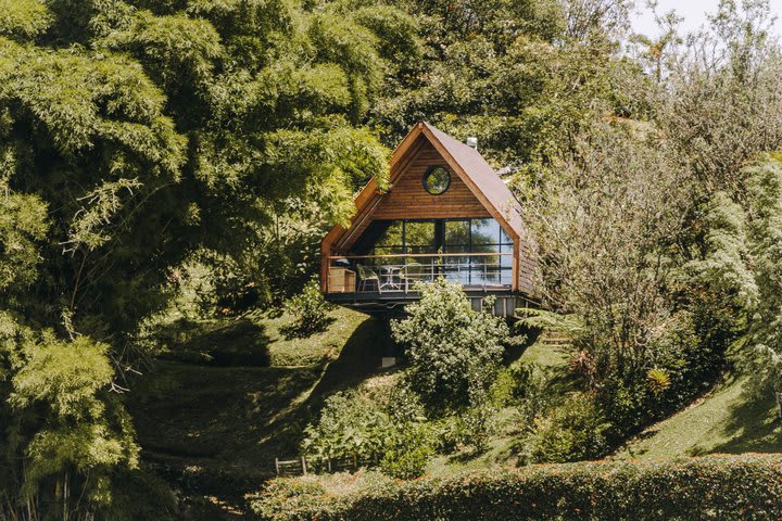 Hotel rodeado de naturaleza