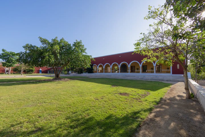 Gardens at the hacienda