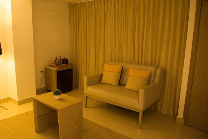 Sitting area in a room