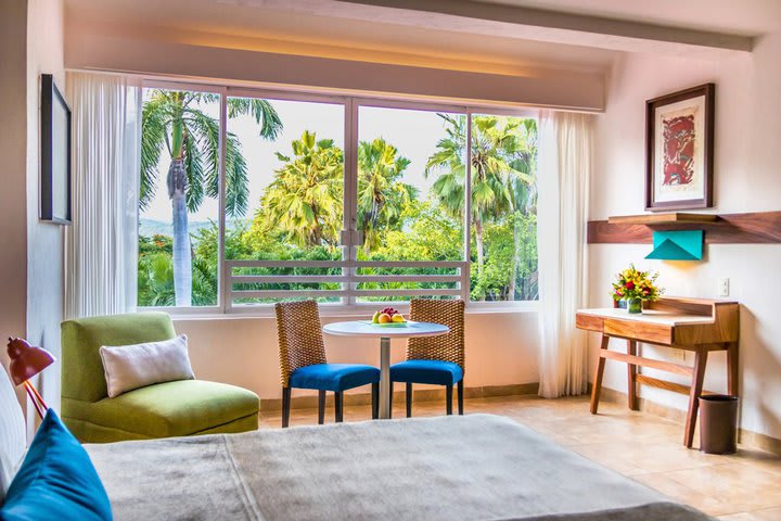 Sitting area in a room