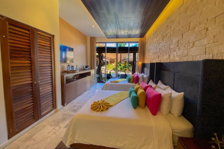 Junior suite lujosa doble con terraza