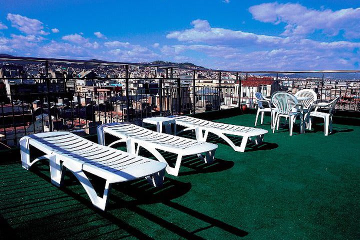 Terraza del hotel HCC Regente en Barcelona