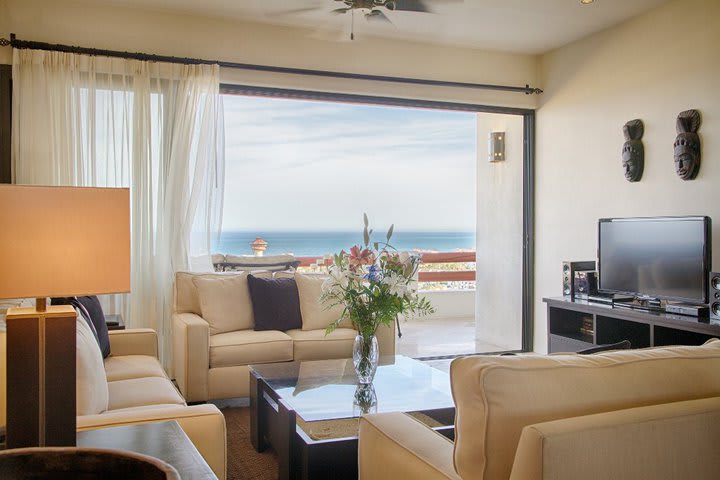 Sitting area in a suite