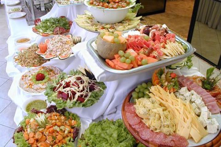 Breakfast in the restaurant at the Golden Tower Hotel in Sao Paulo