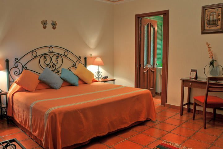 Guest rooms at Parador San Miguel have air conditioning