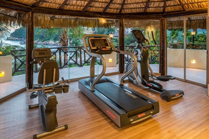 Fitness center within the hotel