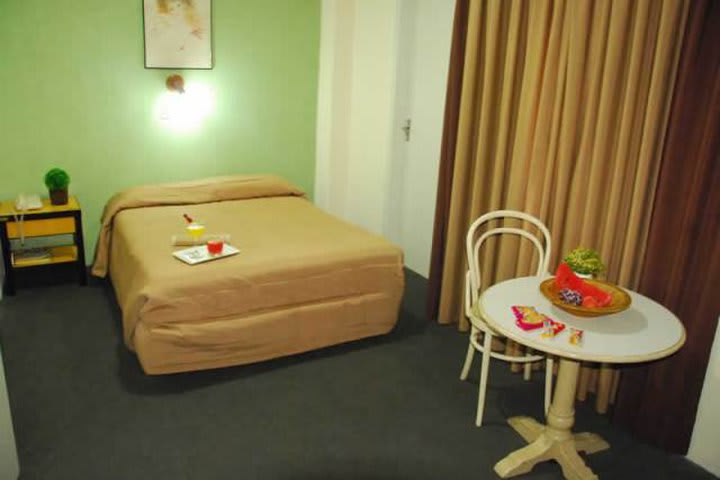 Single rooms at the Umbu Hotel