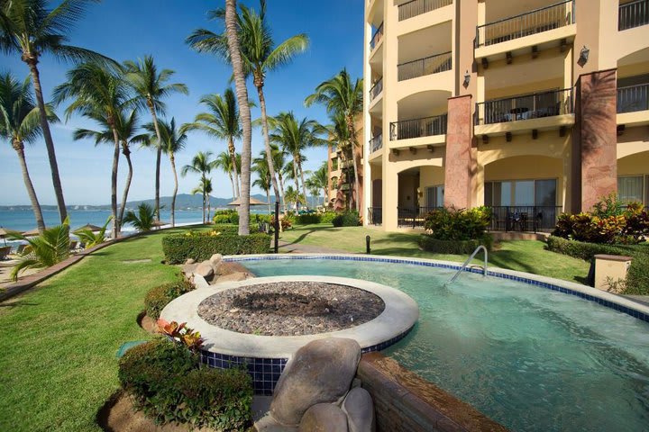 Jacuzzi frente al mar