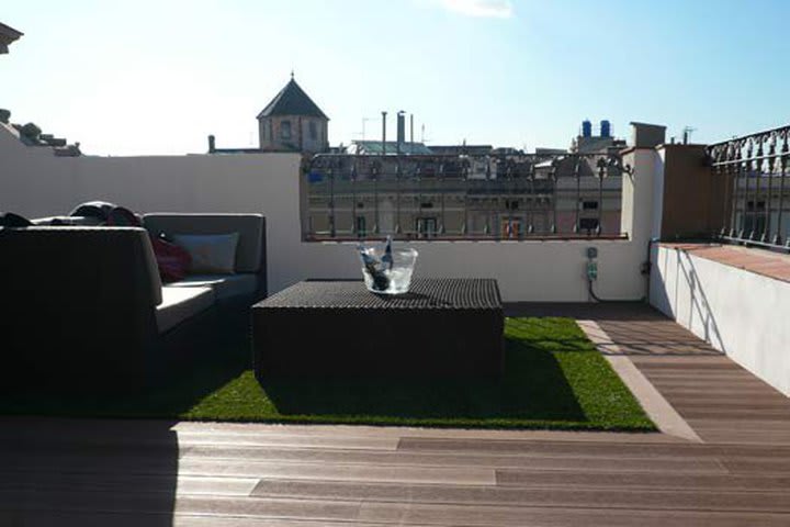 Vista desde la terraza del Internacional Cool Local Hotel en Barcelona