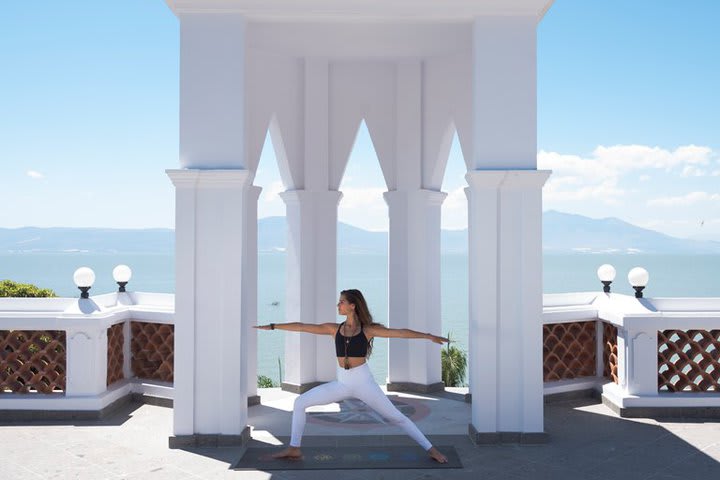 Yoga sessions at the hotel