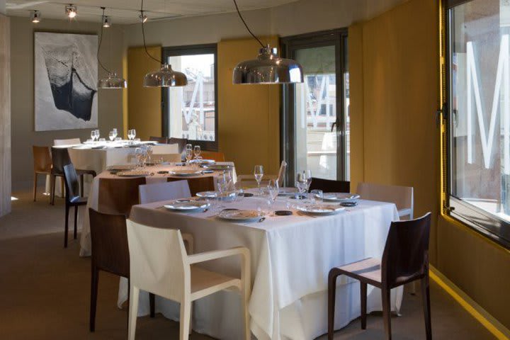 The meeting room at Hotel Omm overlooks Paseo de Gracia