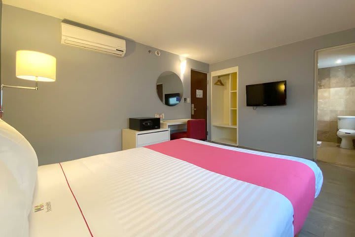 Air-conditioned rooms