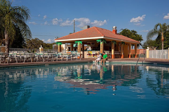 Bar junto a una piscina