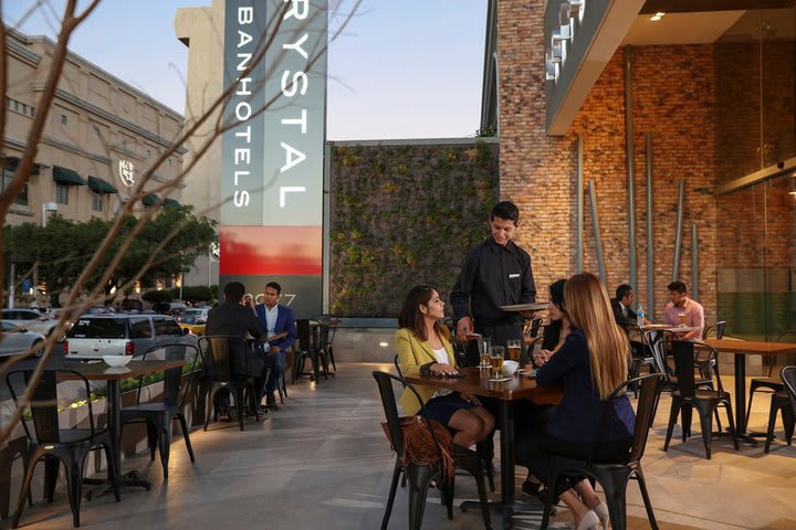 Terrace of the restaurant