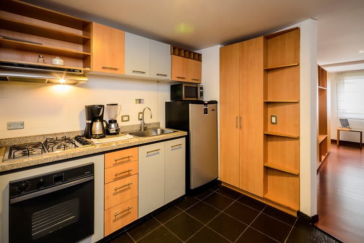 Kitchen in a standard apartment