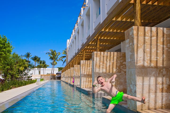 Las junior suite tienen acceso a la piscina