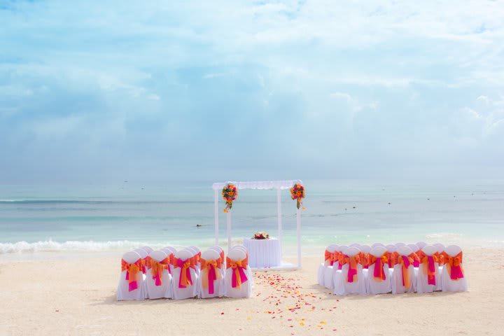 Bodas frente a la playa