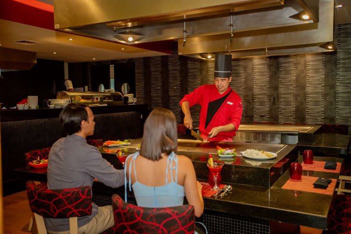 Mesa de teppanyaki