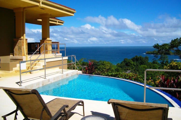 Pool in a villa