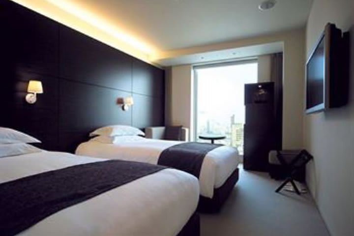 Habitación twin del hotel en Tokio, Mitsui Garden Ginza Premier