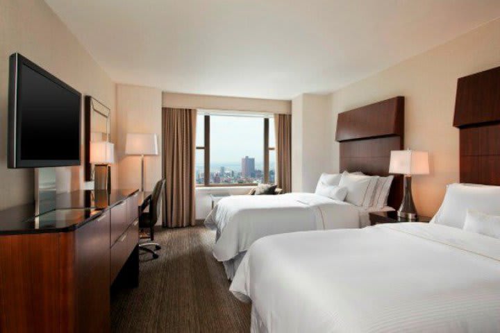 Algunas habitaciones del hotel The Westin New York Grand Central tienen dos camas