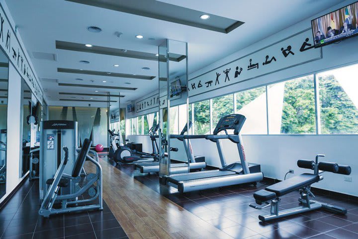 Equipped fitness center