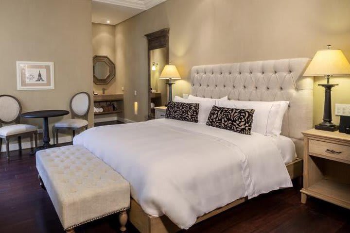 Interior view of a premium guest room