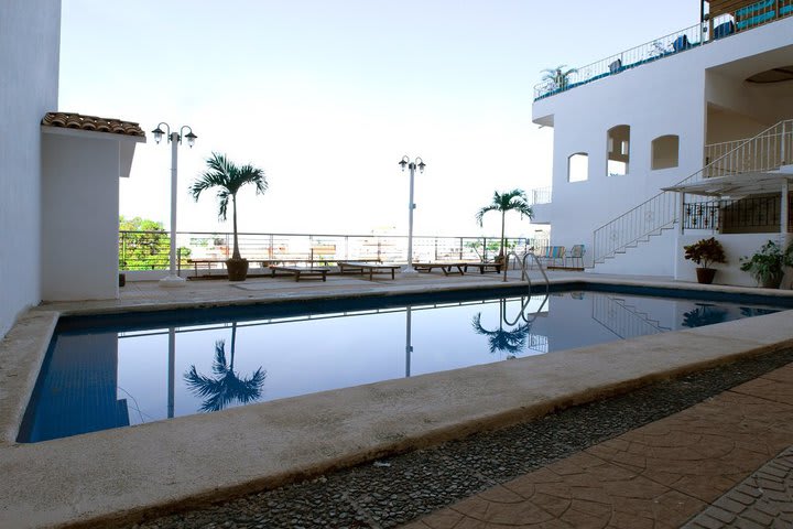 Vista de la piscina