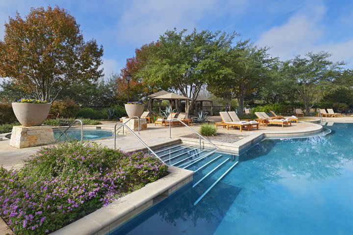 The pool in the Spa