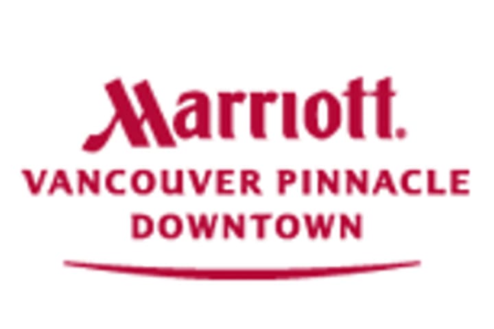 The restaurant at Vancouver Marriott Pinnacle offers international cuisine