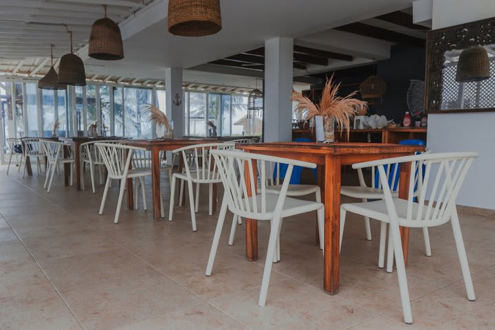 Interior del restaurante La Pérgola