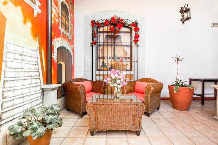 Indoor sitting area