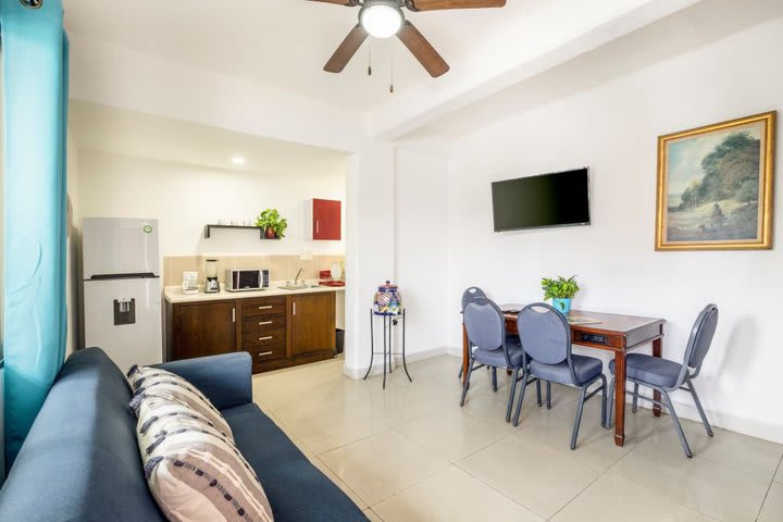 Sitting area in a double master suite