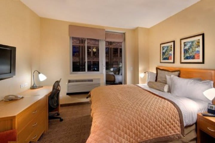 Habitación del hotel Wyndham Garden Chelsea West en Manhattan