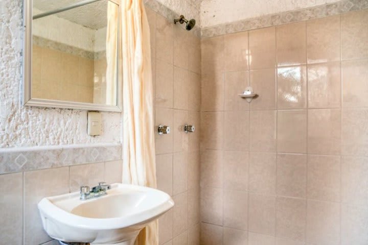 Interior de un baño privado