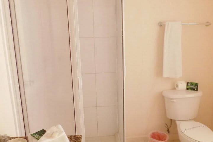 Interior de un baño privado