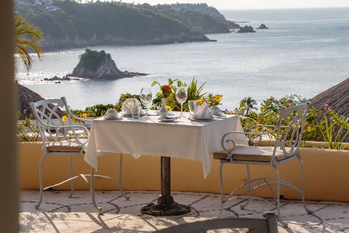 Terrace of the restaurant