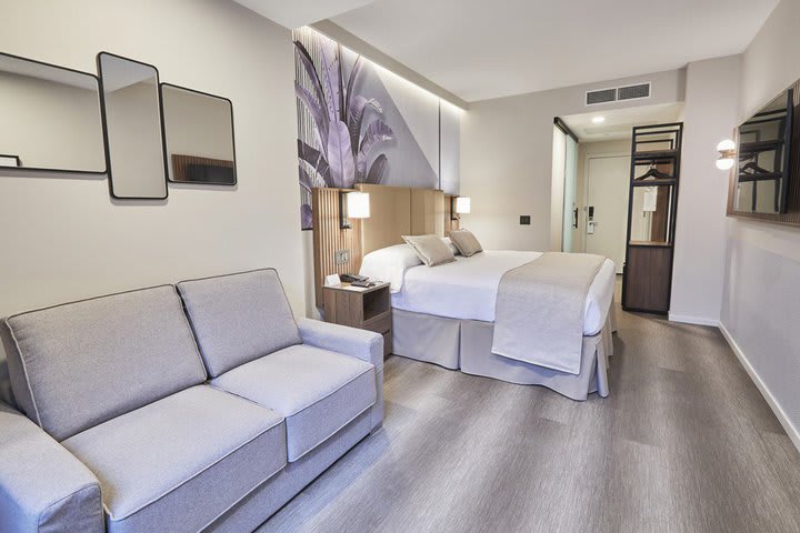 El hotel tiene habitaciones familiares