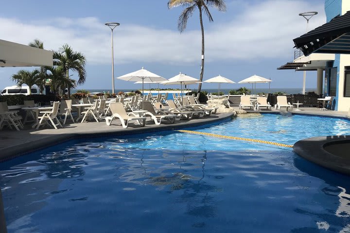 Vista de la piscina