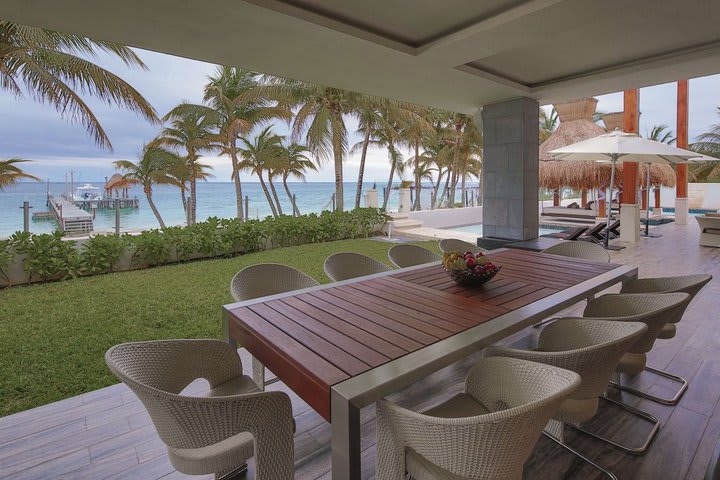 Table on the terrace