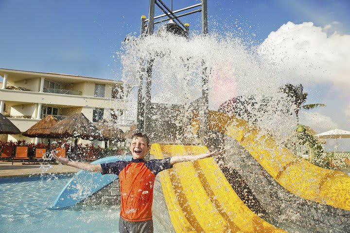 Children's water play area