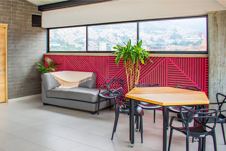 Indoor sitting area