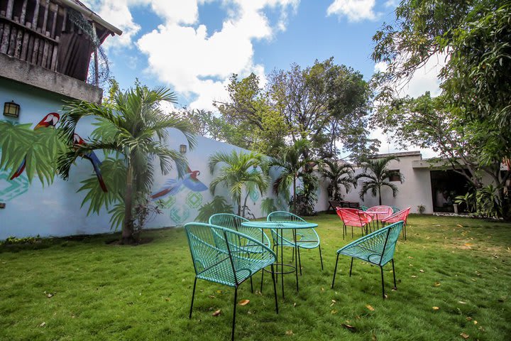 Outdoor sitting area