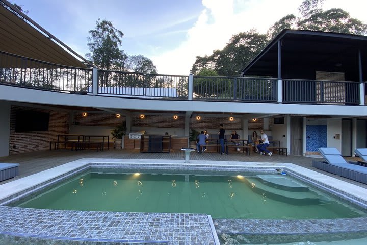 Área de la piscina