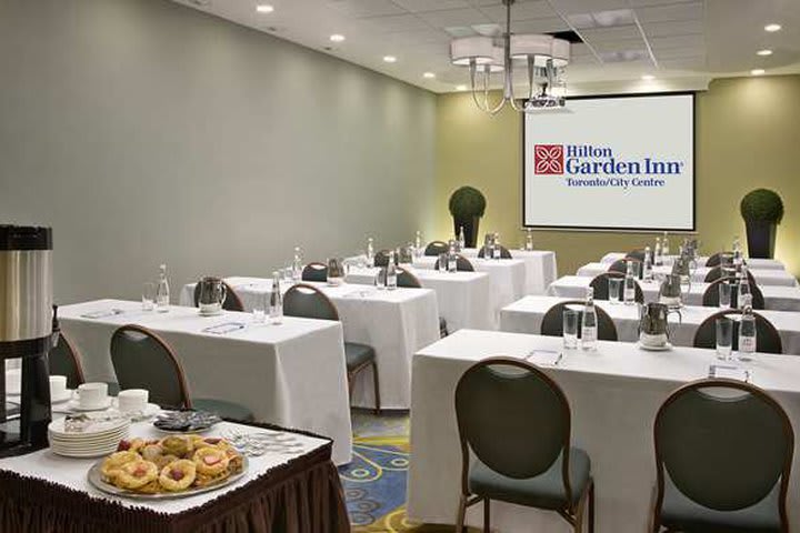 Meeting room at the Hilton Garden Inn Toronto City Centre